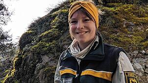 Mareike Matt ist die neue Wutachrangerin und schaut in der Wutachschlucht nach dem Rechten.
