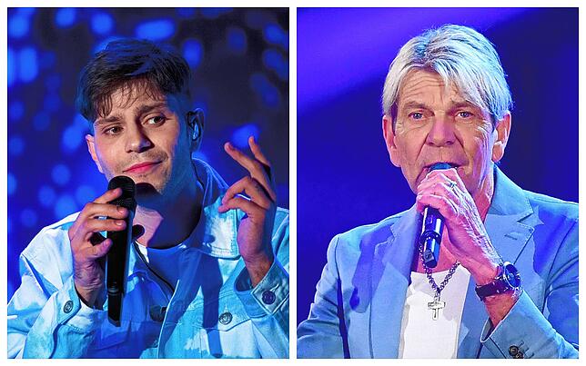 Julian Reim (rechts) und Matthias Reim singen nun auch auf einem Reim-Album gemeinsam.