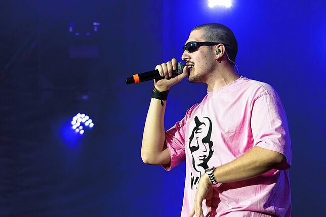 Rapper Rin am Freitag beim Openair Frauenfeld. „Das war der schönste Auftritt meines Lebens sagt er“ – und es wirkt ...