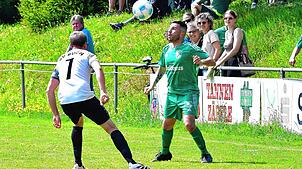 Deckel drauf: Fabian Dieterle – hier ein Archivfoto – traf in der Schlussphase beim 3:0 gegen den FC Schlüchttal zwei Mal für den SV ...