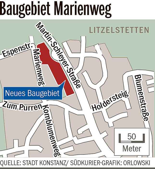 Bild 1: Lösungen für ein zukunftsfähiges Litzelstetten: Für die Vororte ist ein Nahversorgungskonzept in Arbeit