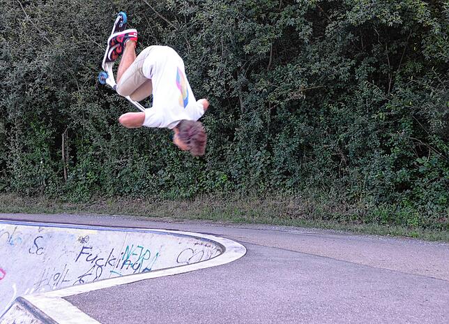 Ab Mai wird die Skaterbahn wieder zu Höchstleistungen einladen.