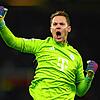 Münchens Torhüter Manuel Neuer beim Champions-League-Spiel gegen Manchester United. Im Achtelfinale treffen die Bayern auf Lazio Rom