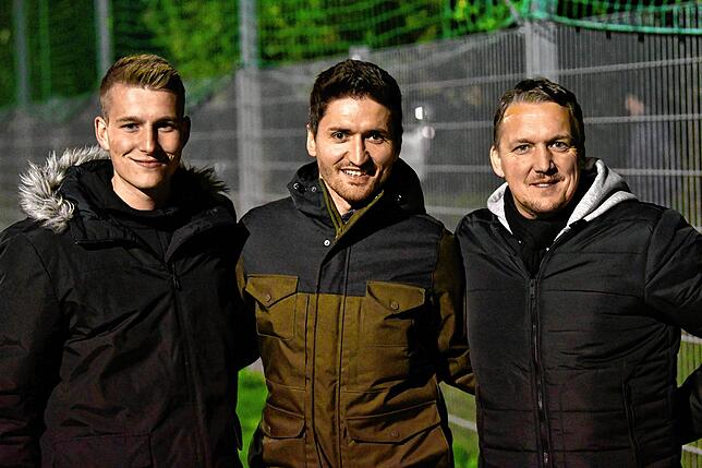 Aushängeschilder im Bezirk Hochrhein: Jonas Brombacher (links) ist mittlerweile als Schiedsrichter in der Regionalliga angekommen. Hafes ...