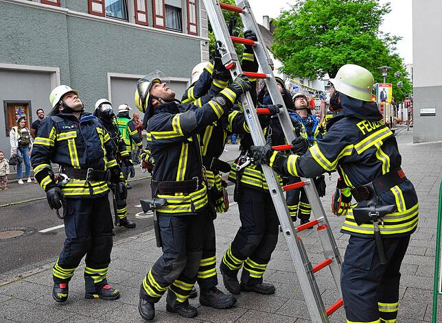 Bild 13: Bilder der Hauptübung der Freiwilligen Feuerwehr Markdorf – Teil 2