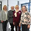 Elke Redling (BW-Bank), Peter Bensberg (rechtlicher Betreuer), Christine Baumgärtner und Inna Sterk (Diakonische Dienste, von links) ...