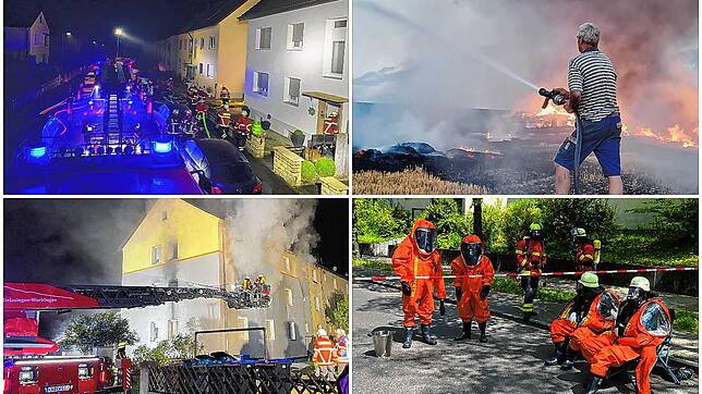Feuer, Schulevakuierungen und ein mutiger Landwirt: Das ist nur ein Teil der Notfälle, die den Hegau 2023 beschäftigten.