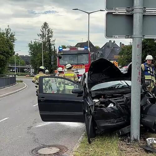 Feuerwehr hat zweiten Einsatz - fährt an Einsatzstelle vorbei