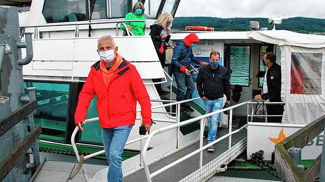 Seit 18. Mai ist die Fahrgastschifffahrt unter Einhaltung von Hygiene-Standards auf dem Bodensee wieder erlaubt. Die MS Seestern ...