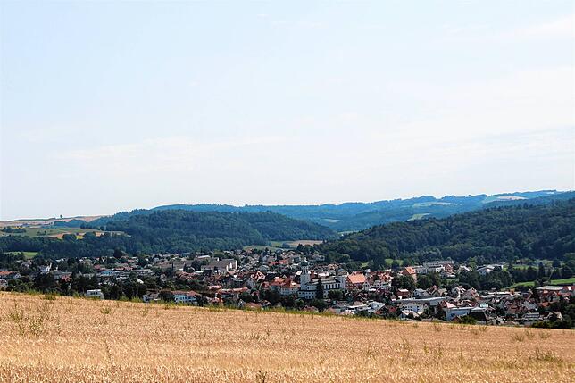 Vom Nellenburger Hang hat man einen wunderbaren Blick über Stockach und das Umland.