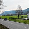 Das Gelände südlich von Albbruck, zwischen B 34 und dem Rheinufer, der Standort des künftigen Zentralklinikums des Kreises Waldshut.