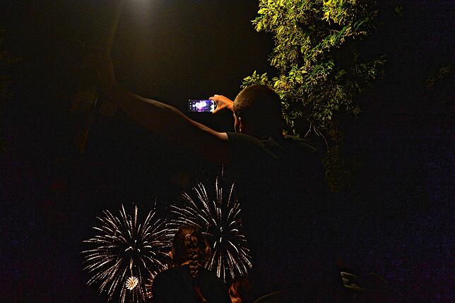Bild 23: Bilder vom Feuerwerk beim Seehasenfest
