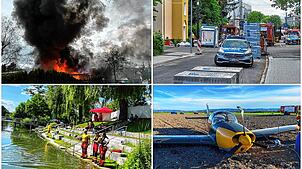 Ereignisse, die in Erinnerung bleiben: Werkstattbrand in Hilzingen-Twielfeld, Gasalarm in Singen, Großeinsatz am Steißlinger See und ...