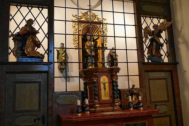 Die Loreto-Kapelle befindet sich im Klösterle. Die Marienverehrung spielte beim Loretokult im 17. Jahrhundert eine wichtige Rolle.