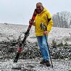 Bernhard Mäntele, Vorsitzender der Skizunft Stockach, ist bereit für Skiausfahrten – auch wenn die Flocken jüngst nicht ganz für einen ...