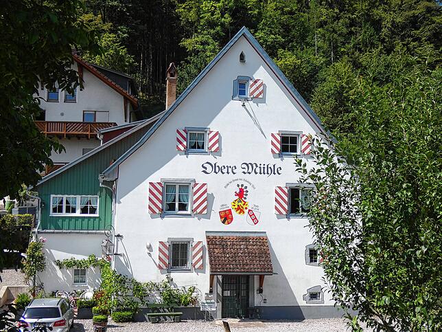 Ein wahrer Blickfang ist die restaurierte Obere Mühle.