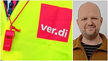 Thomas Weisz erläutert die Hintergründe des Warnstreiks von Verdi.