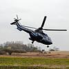 Über Teilen der Region kreisten am Dienstag Helikopter der Bundespolizei, hier ein Symbolbild.