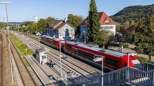 Der Ausbau der Hochrheinbahn läuft bis Ende 2027.