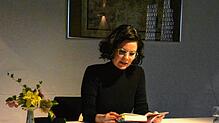 Isabelle Lehn bei ihrer Lesung in Jestetten. Nach der Lesung wurden viele Fragen rund um die Entstehung des Buches gestellt und ...