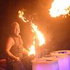 Feuerkünstler Hannes Schwarz setzt den höchsten Wasserfall Deutschlands unter Feuer und zaubert einzigartige Flammenbilder in die ...