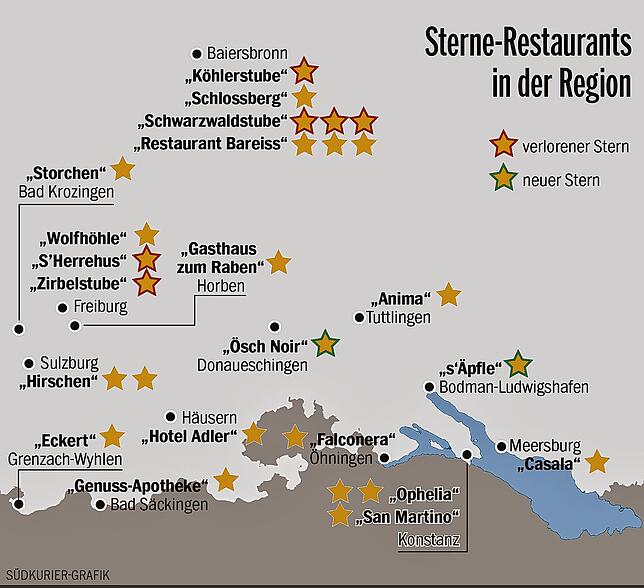 Bild 1: Die Michelin-Sterne wurden vergeben: Diese Restaurants im Südwesten haben Sterne bekommen