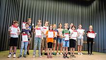 Diese jungen Musiker hatten sich der Jury gestellt beim Wertungsspiel des Bezirks Dreiländerecke des Deutschen Harmonika Verbandes. Sie ...