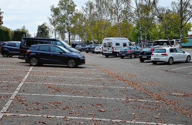 Soll von der geplanten Grundschule mitbenutzt werden: der BZM-Parkplatz an der Ensisheimer Straße.