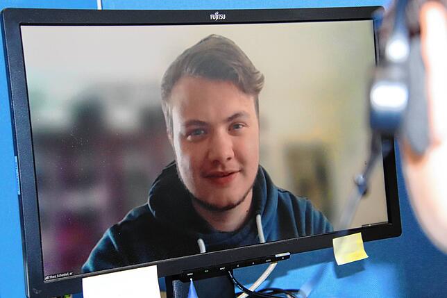 Theo Schenkel beim Zoom-Gespräch mit dem SÜDKURIER.