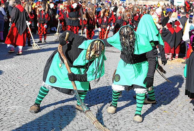 Bild 8: Tausende feiern beim Fasnachts-Umzug durch die Innenstadt