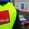 (Archivbild) In gelben Verdi-Westen streikten Bedienstete des öffentlichen Nahverkehrs auch Anfang März 2023 vor dem Werkstor der ...