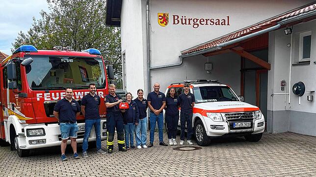 Acht öffentlich zugängliche Defibrillatoren gibt es in Rickenbach. Einer davon hängt sein neuestem am Bürgersaal Bergalingen. Foto: DRK ...