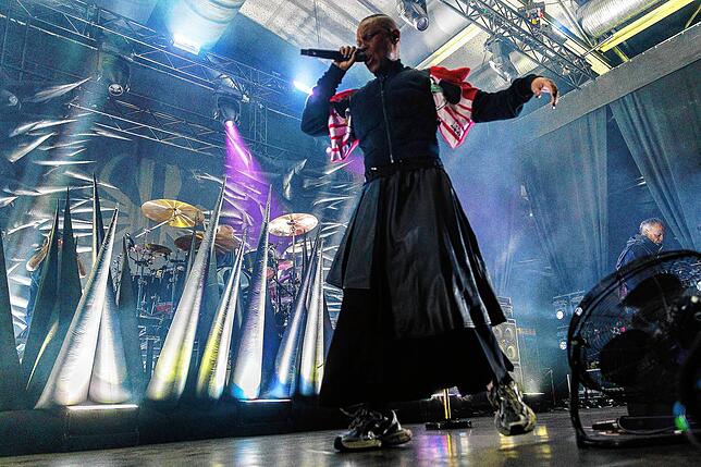 Die Band Skunk Anansie eröffnet das Markdorf Open Air am Mittwoch, 2. Juli. Hier ein Bild der Sängerin Skin von einem Konzert in Berlin ...