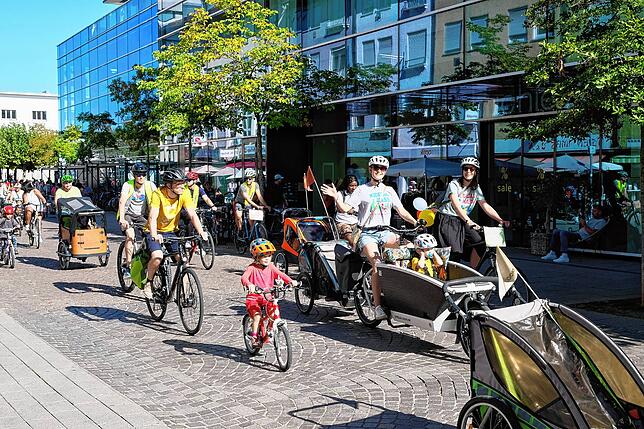 Bild 29: Bilder von der Fahrraddemo in Friedrichshafen