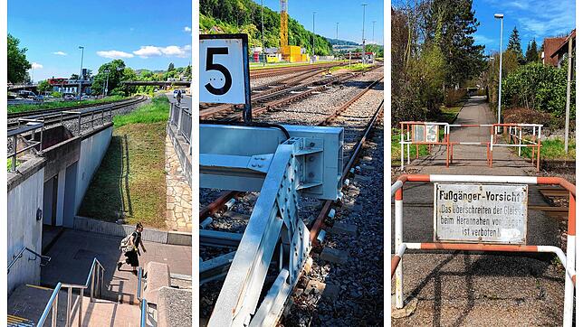 Bild : Aus drei mach zwei: Das sind die Pläne der Deutschen Bahn für die Bahnhöfe in Waldshut-Tiengen