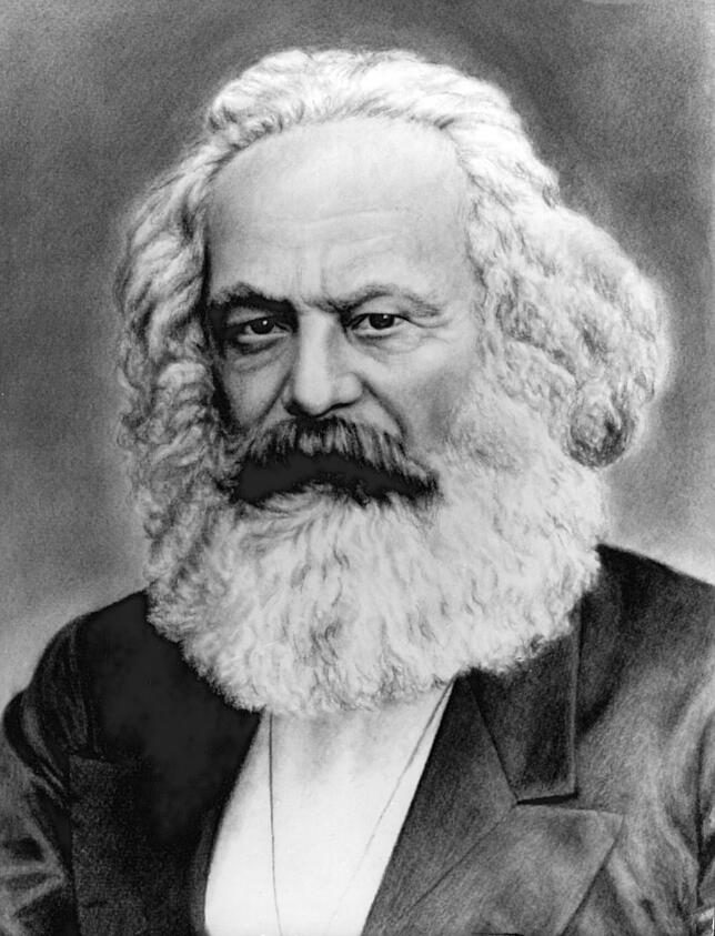 Er träumte von einer Welt ohne Arbeitszwang: Karl Marx.