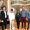 Mitgliederversammlung des Vereins Integration in Singen (Insi) im Ratssaal des Singener Rathauses (von links): Kassier Fabian Dieterle, ...