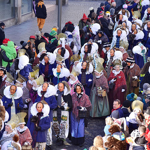 Villinger Fasnet-Montag-Vormittag: Historischer Umzug Narrozunft