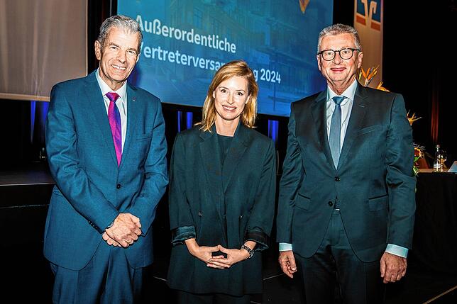 Von der Volksbank Rhein-Wehra zur Gestalterbank: Die neuen Aufsichtsräte Michael Vogel, Maya Mehlhorn und Werner Thomann.
