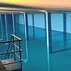 Blick in den Trinkwasserspeicher des Hochbehälters Buchberg der Stadtwerke Singen. Der Pegelstand beim Grundwasser wird regelmäßig ...