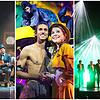 Släpstick, Tarzan, The 12 Tenors (von links) – dies und vieles mehr ist jetzt in der Region an Veranstaltungen geboten.