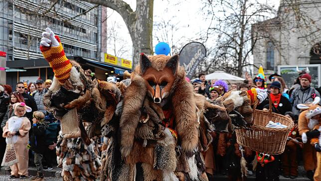 Bild 28: Großer Umzug 2023: Die Zuschauer bestaunen das bunte Treiben in Konstanz