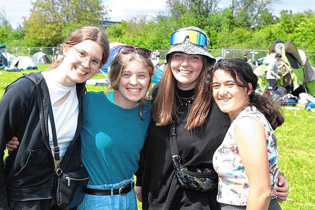 Bild 16: Die Camper sind da und stimmen sich aufs Campus-Festival 2024 ein