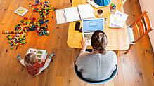 Das Homeoffice ist vor allem für Menschen mit kleinen Kindern attraktiv.