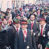 Dicht gedrängt zog sich der Wälderumzug am ersten Faißen durch die Bad Säckinger Innenstadt.