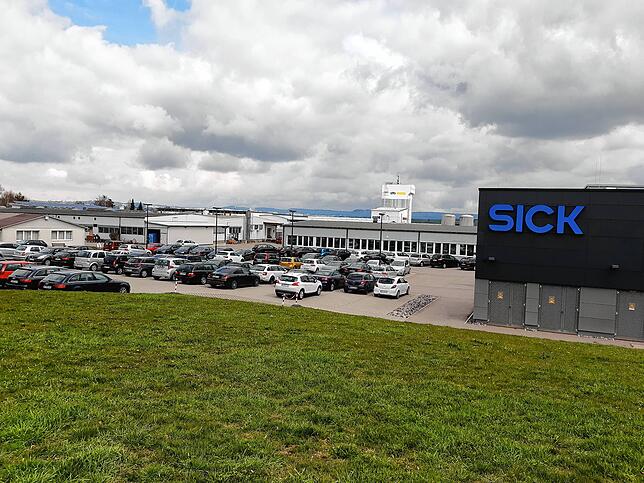 Werk von Sick in Donaueschingen rund 450 Menschen arbeiten hier.