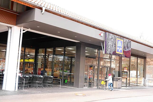 Die Aldi-Filiale an der Hagelrainstraße in Donaueschingen