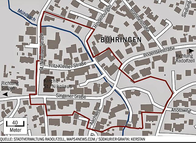 Bild 1: Auch private Häuser sollen saniert werden: Stadt will Missstände in Böhringen angehen