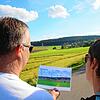Die Visualisierungen aus der Anfangsphase im Vergleich zur Realität: Doch seit das Bild im September 2018 entstanden ist, hat sich viel ...
