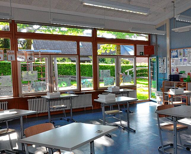 Freundlich und hell: ein Klassenraum der Leimbacher Grundschule. (Archivbild)